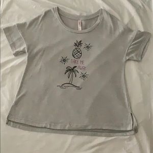 Ladies pineapple Pajama top